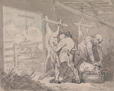 Slagteriet af Thomas Rowlandson